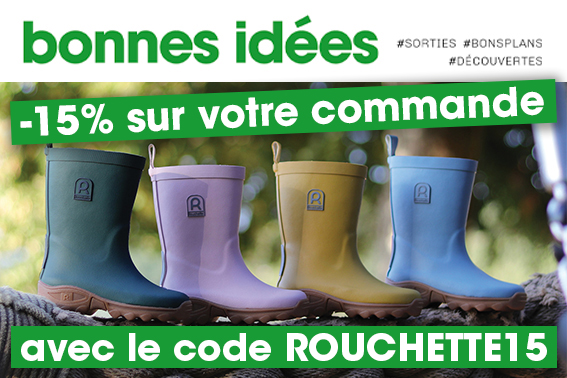 Profitez de 15% de remise sur vos bottes "Rouchette" made in France !