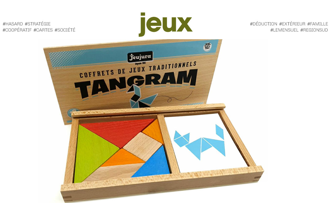 le jeu en bois Tangram de Jeujura