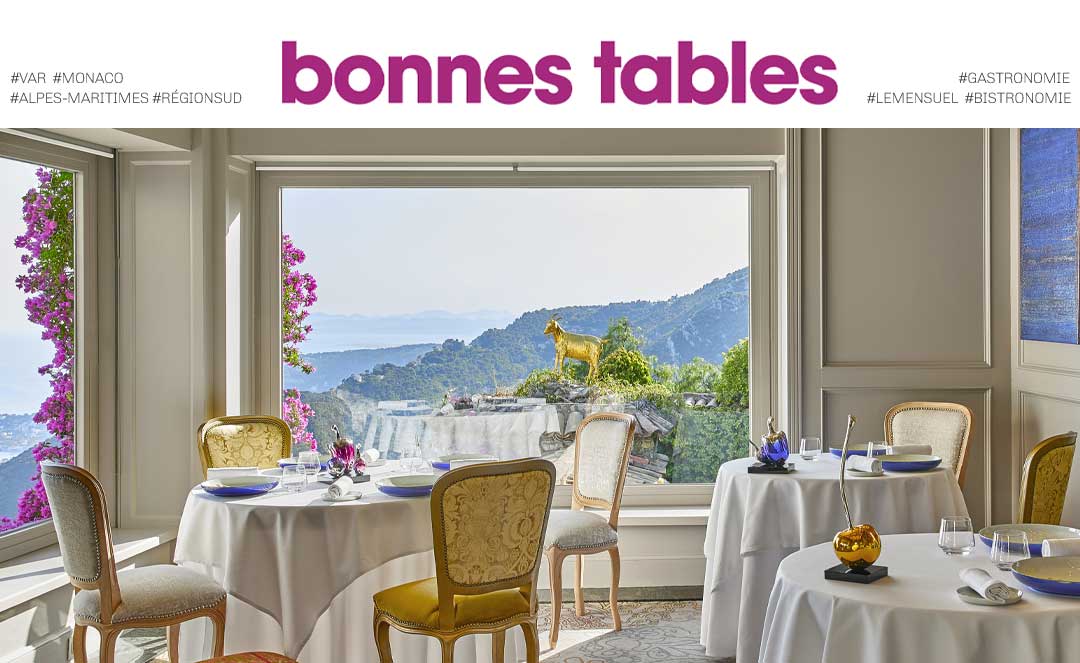 BONNES TABLES restaurant sous le charme de tom meyer aux manettes de la chevre dor a eze salle Sous le charme de Tom Meyer aux manettes de La Chèvre d'Or à Èze... word1