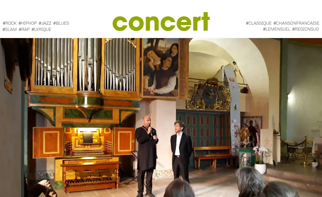 CONCERT-Festival orgue Mougins