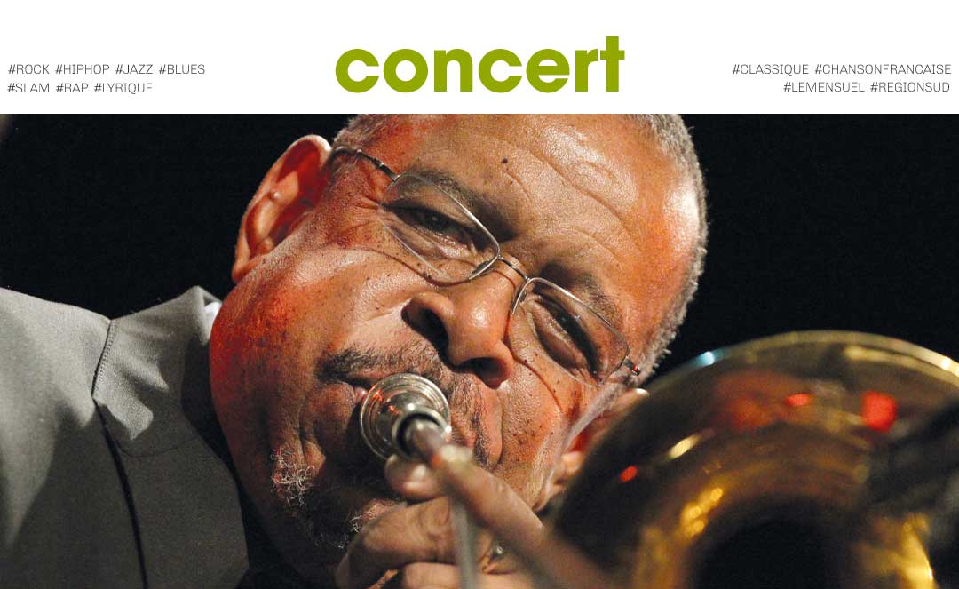 CONCERT Fred Wesley Heinrich Buttler Fred Wesley : "Le joueur de trombone le plus funky de tous les temps" en concert word1