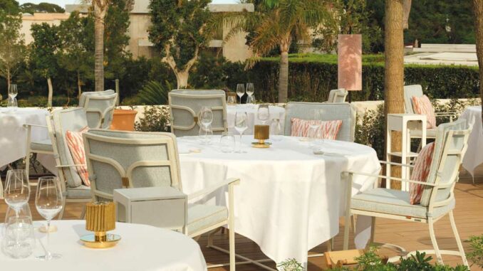 Mauro Colagreco et la table Amarines du Cap d'Antibes