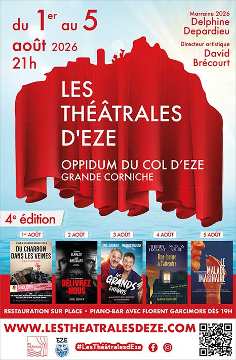 Les Théâtrales d'Èze 2026