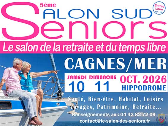 Le Salon Sud Séniors revient à Cagnes-sur-Mer en 2026